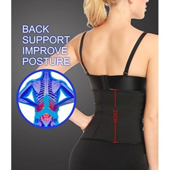 SEXYWG Hot Sweat Neoprene Shaper Velcro Slimming Belt Sauna Waist Trainer New 3X - Picture 3 of 5